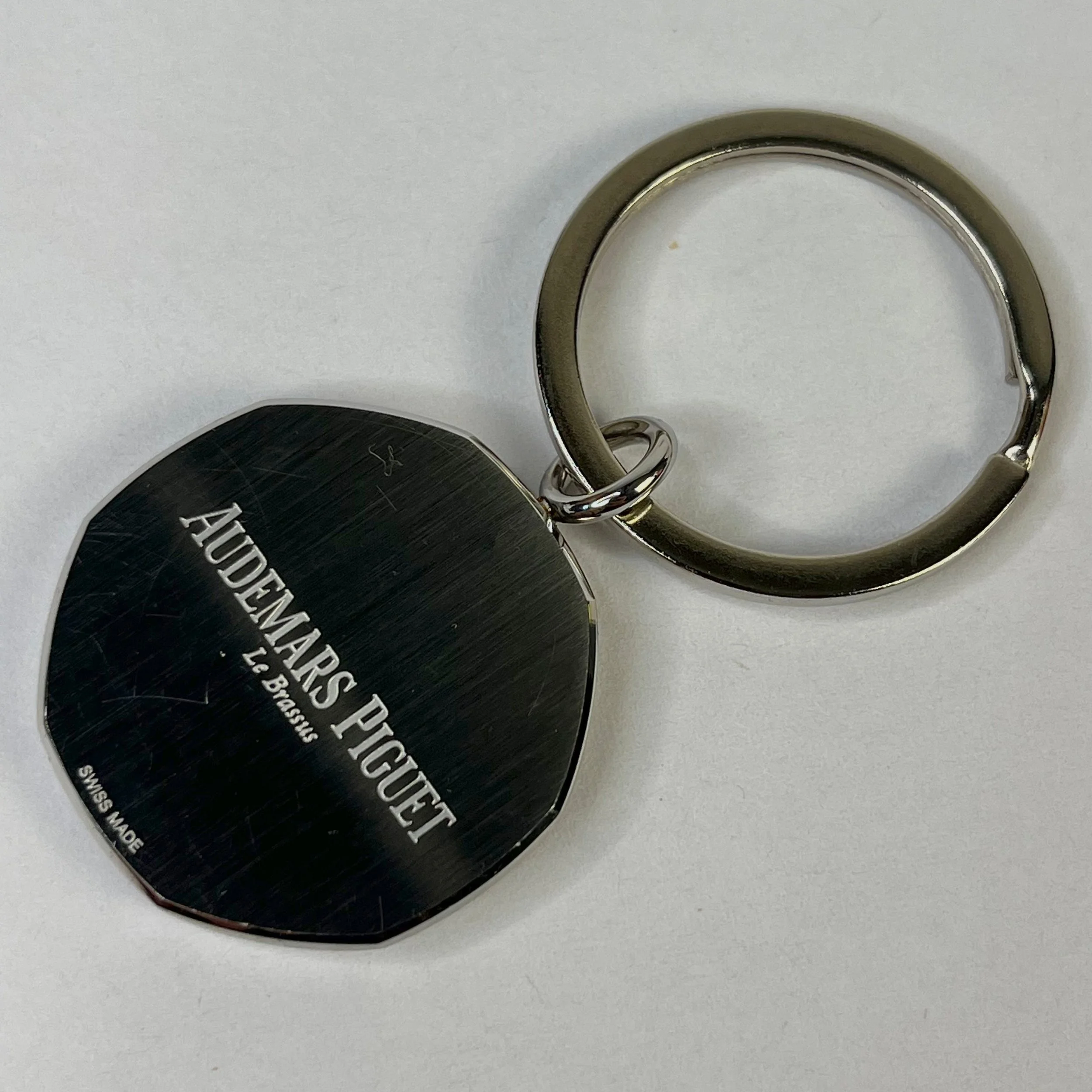 Authentic Patek Philippe Azure Blue Leather Keyring | Handmade VIP